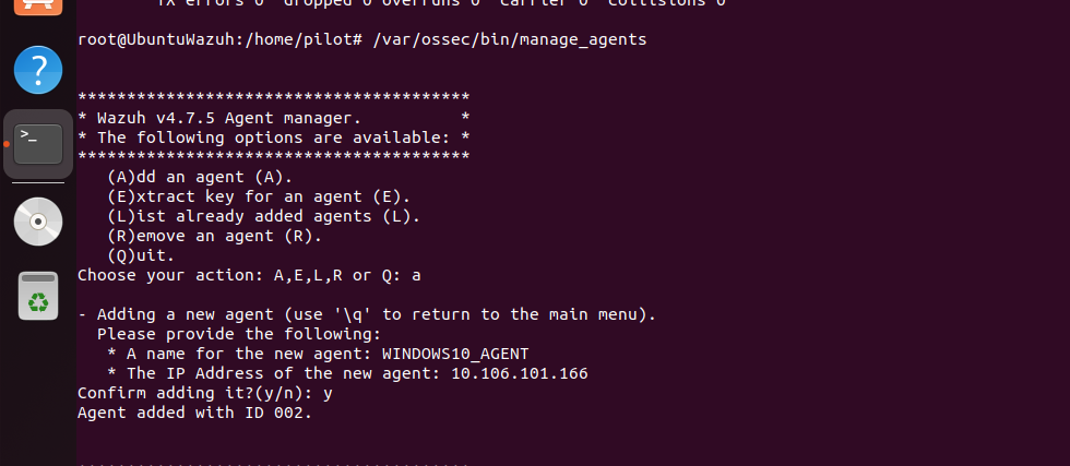 Deploying New Agent to Wazuh